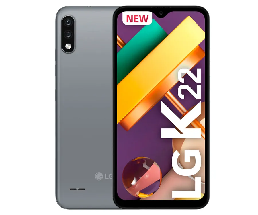 LG K22 4G Gris/4core/2+32GB/6.2'' IPS HD+/Dual Sim/NFC