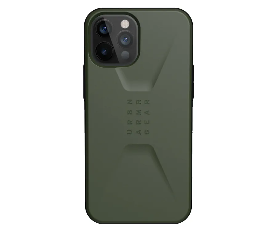 UAG CIVILIAN Verde oliva Carcasa resistente Apple iPhone 12 Pro Max