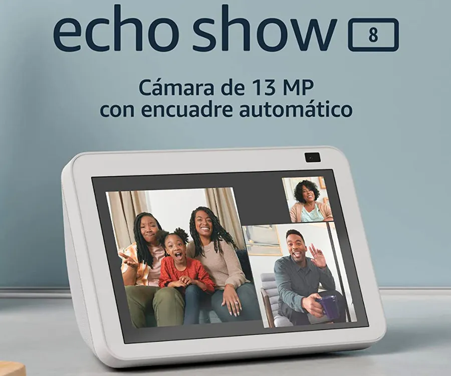 Blanco Pantalla Inteligente Echo Show 8 (2ª Generación) con
