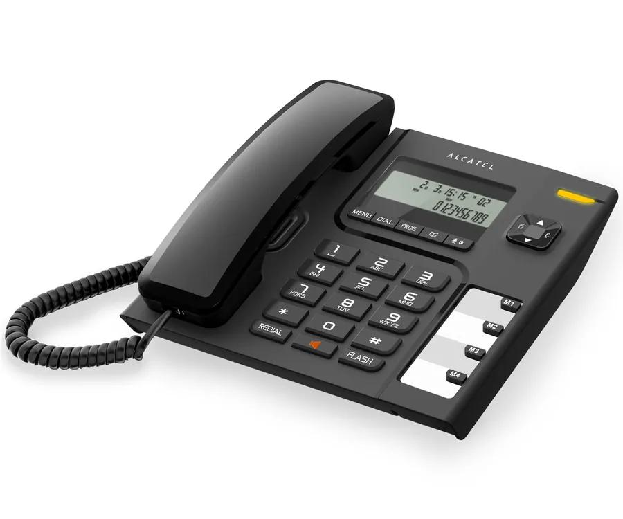 Teléfono Fijo Sobremesa Alcatel T58 Negro