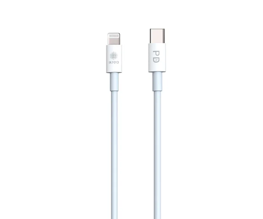 JC Blanco / Cable USB-C (M) a Lightning (M) 1m