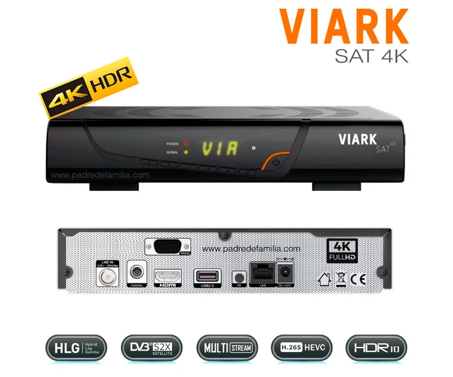 Mando a distancia original para VIARK SAT/VIARK SAT 4K