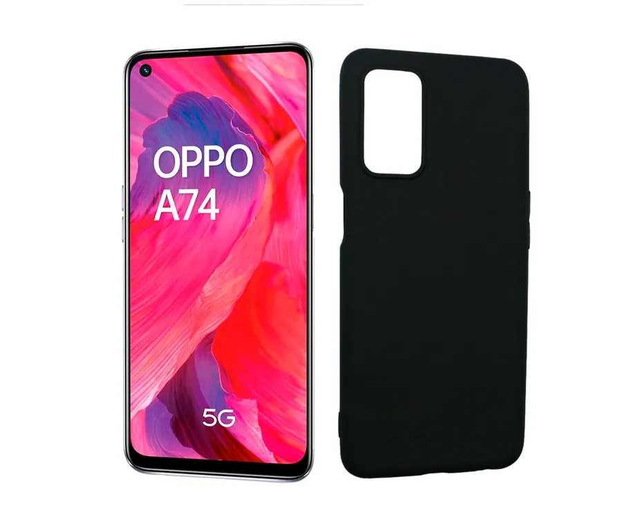 Comprar Para OPPO A74 5G funda trasera de silicona TPU funda de