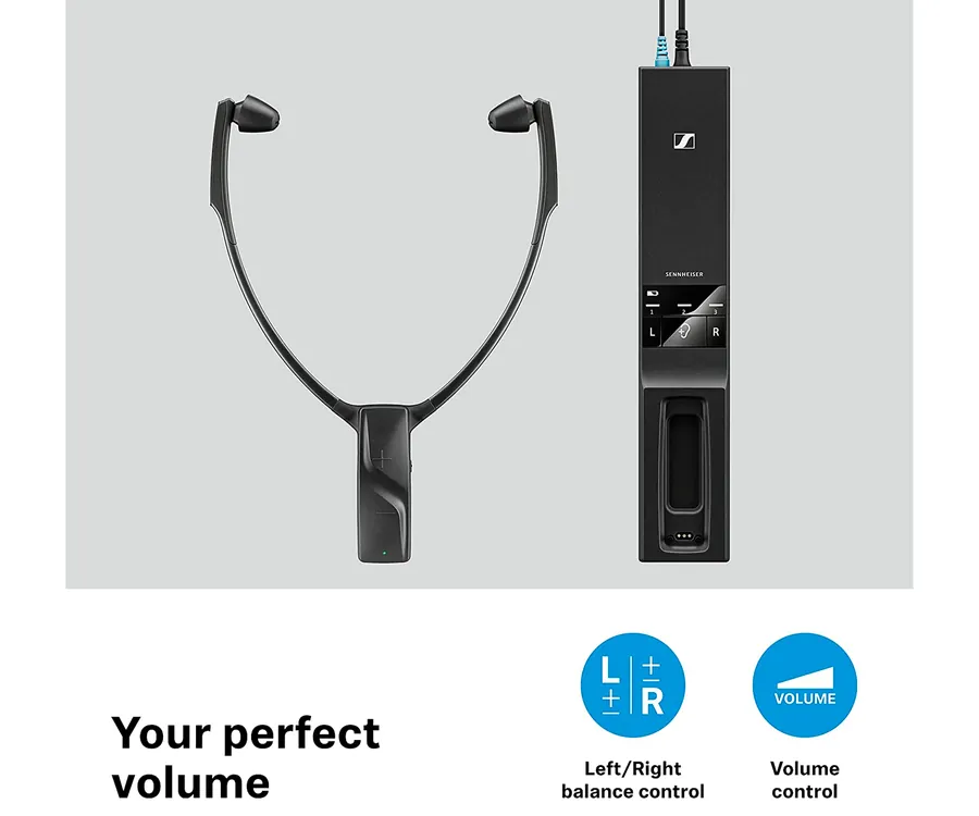 Sennheiser Consumer Audio RS 5200 - Auriculares inalámbricos digitales para  escuchar televisión - Negro