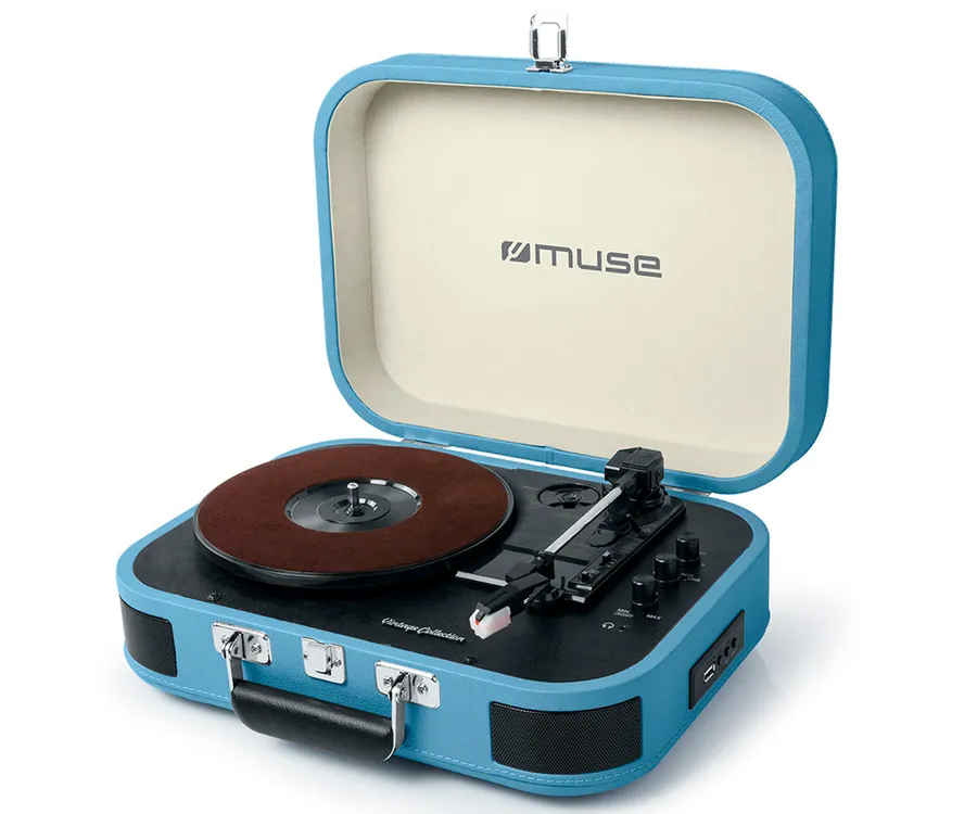 MUSE MT-201 BTB Azul (Light blue) Tocadiscos estéreo / USB / Bluetooth