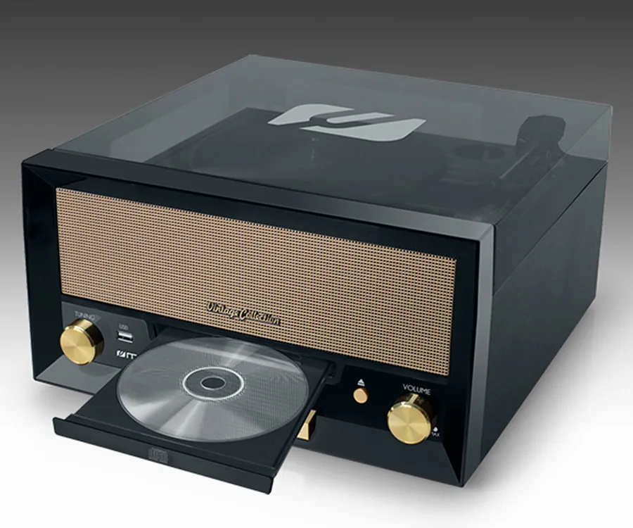 Micro Sistema Muse Mt110ds Giradiscos Bluetooth Con Radio Fm Y Cd — Palacio  de la Música