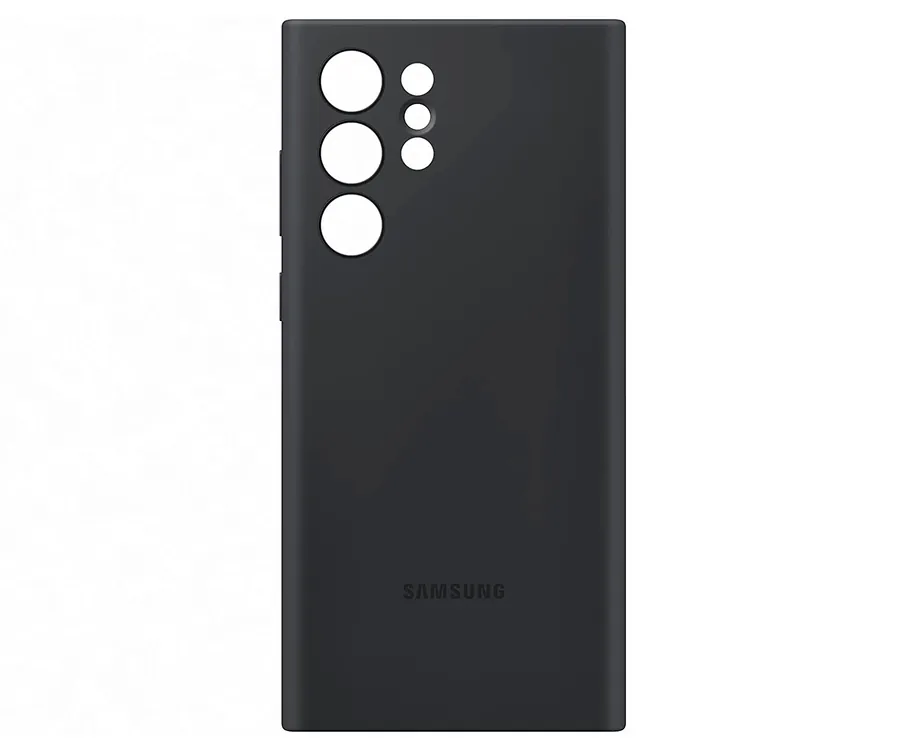 Samsung Silicone Cover Negra / Galaxy S22 Ultra
