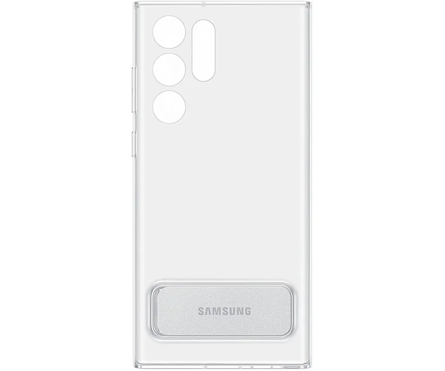 Samsung Clear Standing Cover Transparent / Samsung S22 Ultra