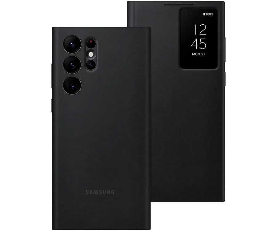Samsung Smart Clear View Black / Galaxy S22 Ultra