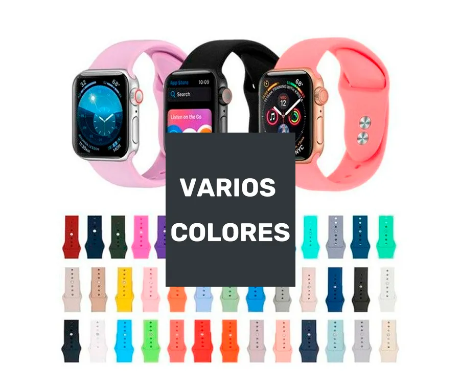 JC Correa Silicona Azul Apple Watch 40mm