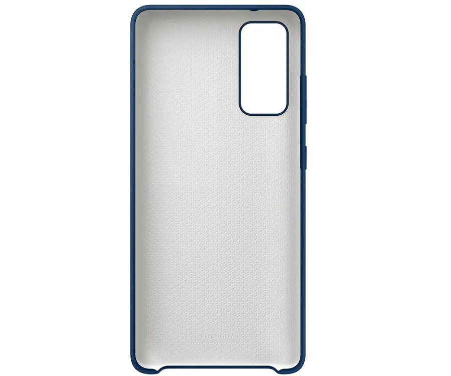 Samsung Silicone Cover, azul ( Navy), Funda Samsung Galaxy S20 FE