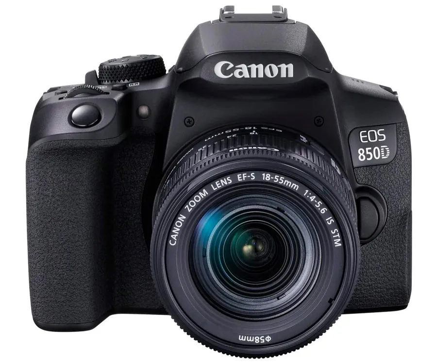 Canon EOS + Objetivo EF-S 18-55mm f/4-5.6 IS / Cámara reflex digital |