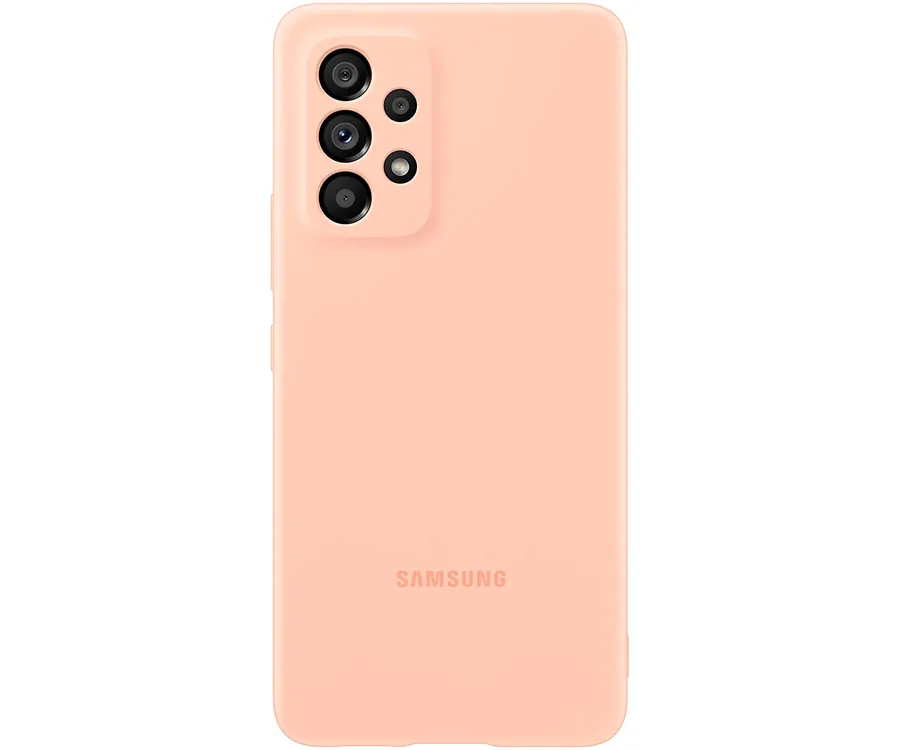 Samsung Silicone Cover Peach / Funda Samsung Galaxy A53