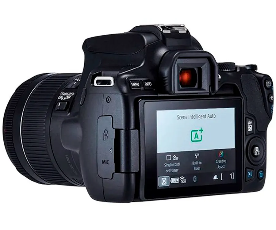 Canon EOS 250D + Objetivo Zoom EF-S18-55mm f/3.5-5.6 III / reflex digital | ielectro