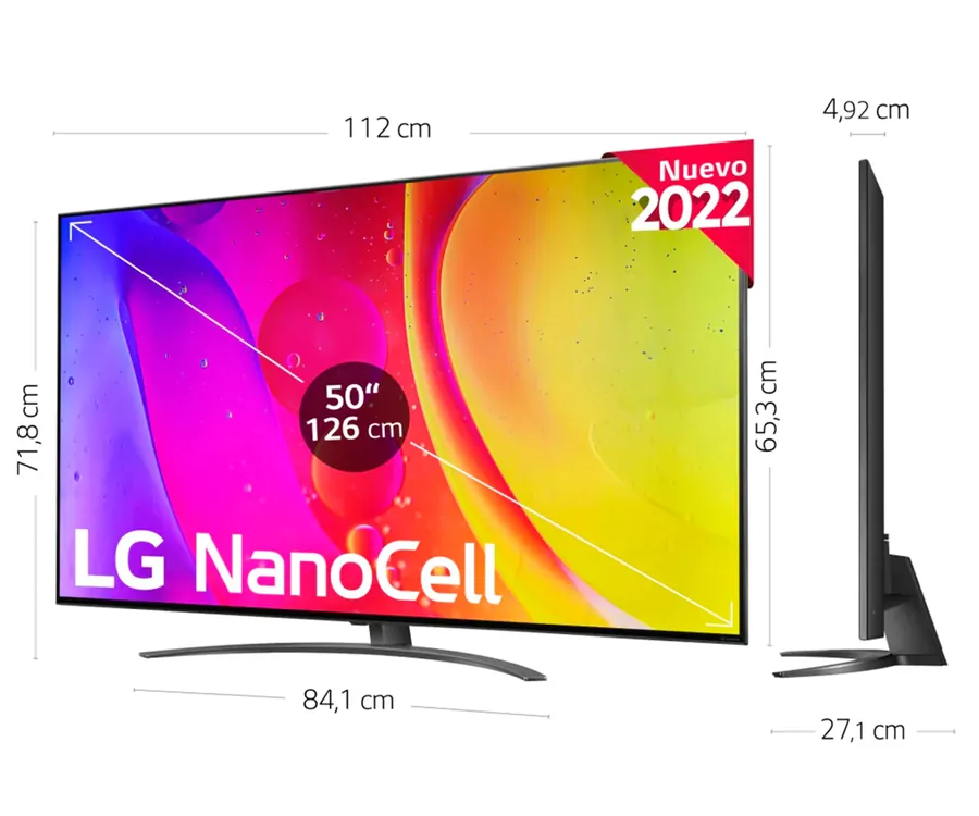 LG 50NANO816QA Televisor Smart TV 50'' NanoCell UHD 4K HDR (3)