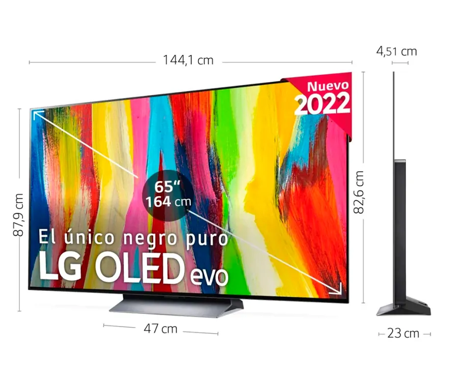 LG OLED65C34LA / Televisor Smart TV 65 OLED 120Hz UHD 4K HDR