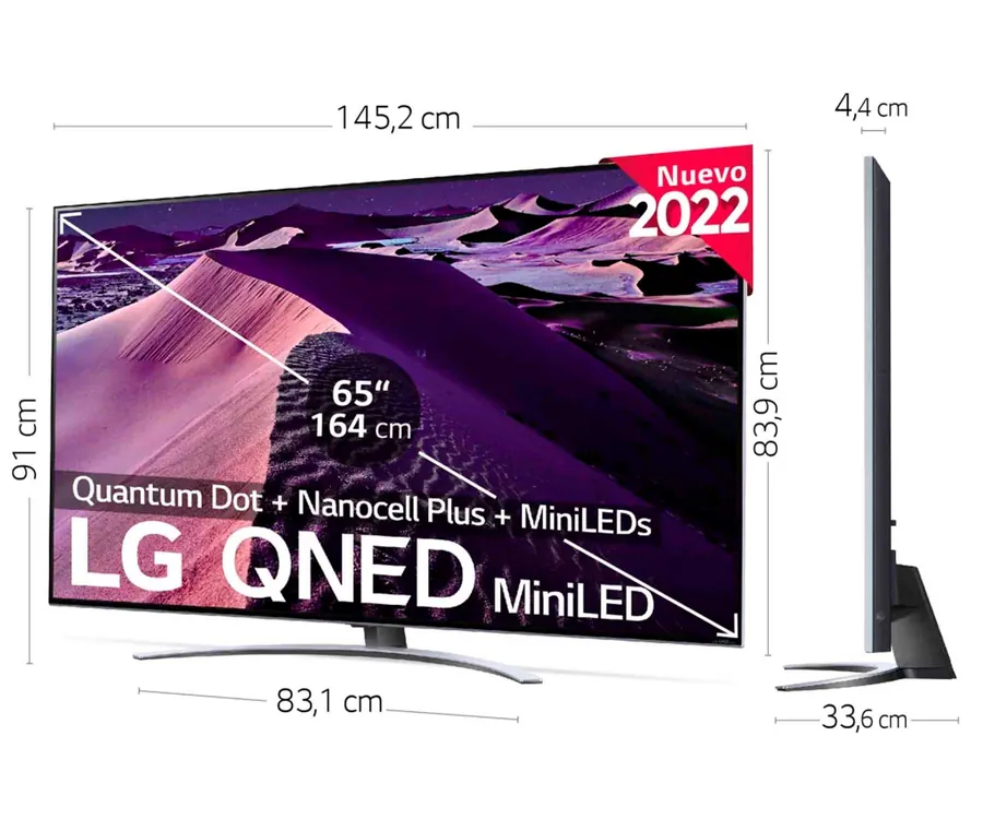 Lg 65qned866qa Televisor Smart Tv 65" Qned Mini Led Uhd 4k Hdr (3)