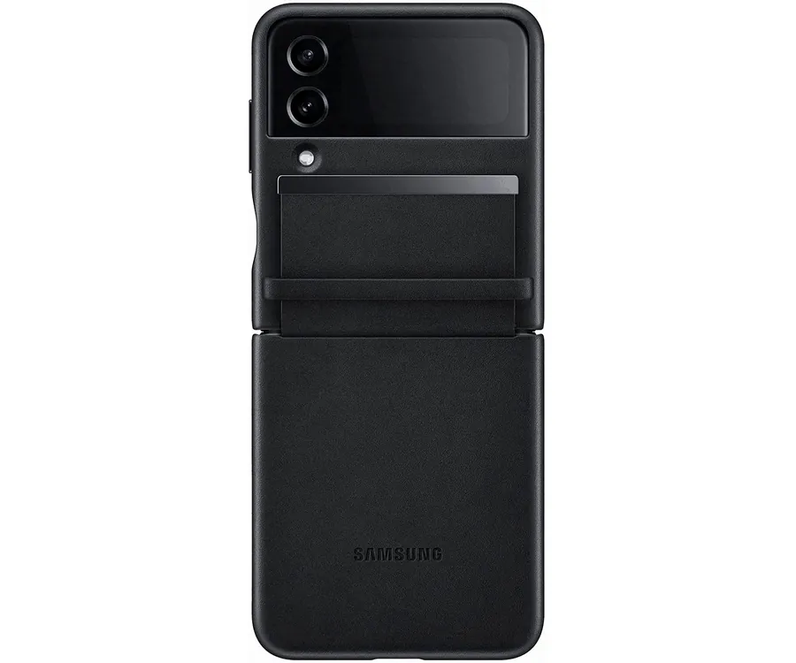 Samsung Leather Cover Con Solapa Black / Funda Samsung Galaxy Z Flip4 (2)