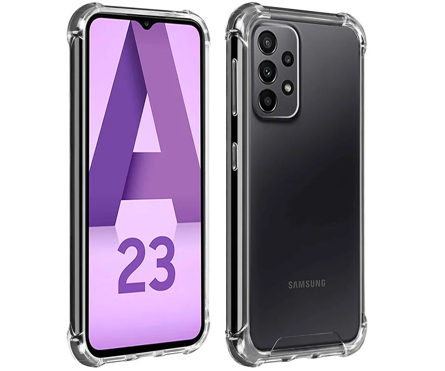 AKASHI Funda trasera silicona Transparente / Samsung A23