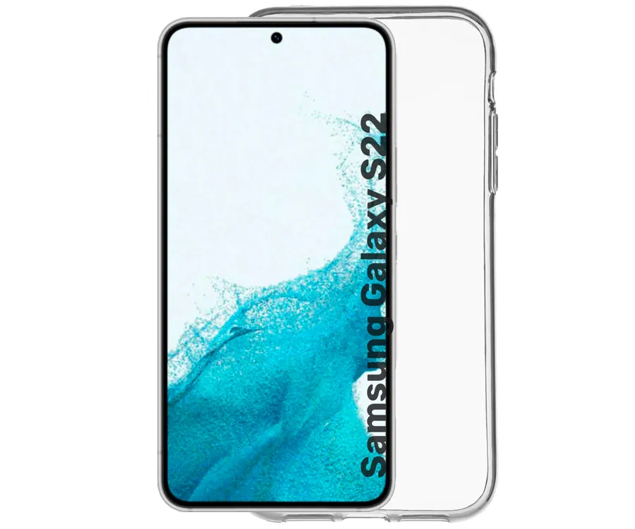 JC Funda trasera de silicona Transparente / Samsung S22