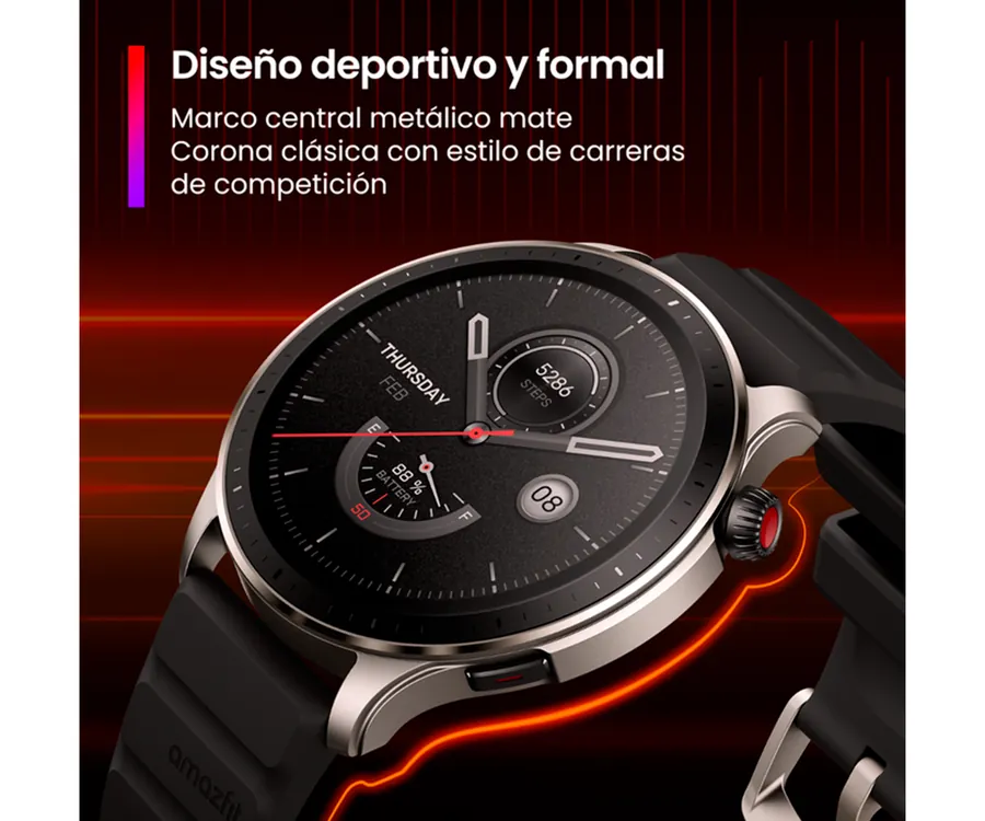 Amazfit GTR 4 Superspeed Black / Smartwatch 46mm | ielectro