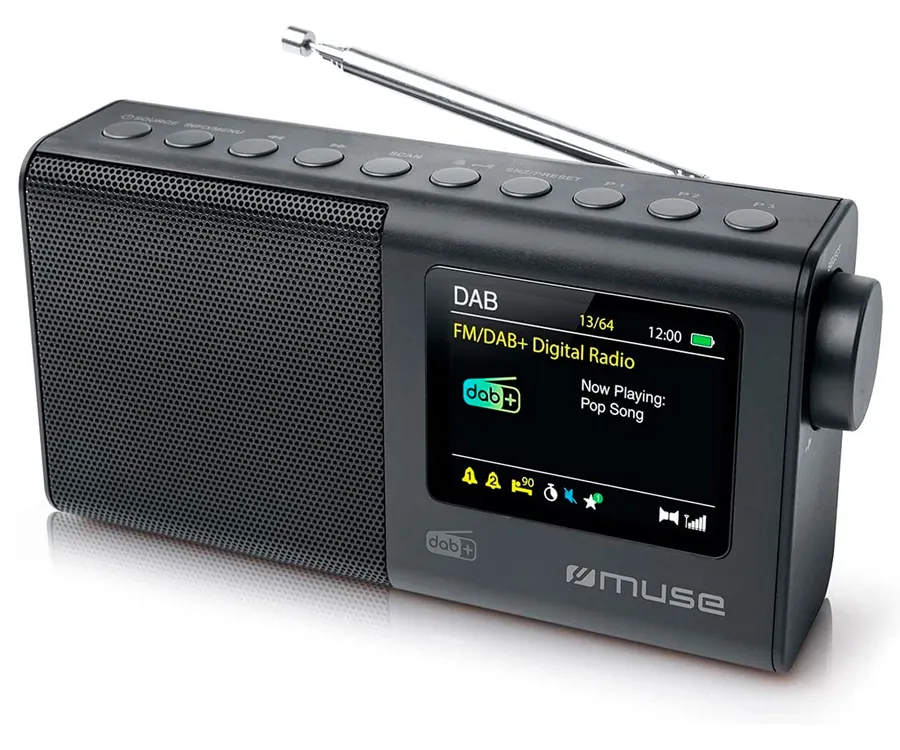 MUSE M-117 DB Black / Radio DAB+ FM portátil