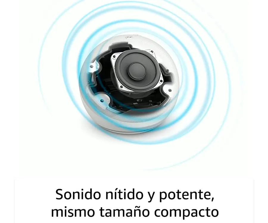 amazon Echo Dot 5 Clock White / Altavoz inteligente (3)
