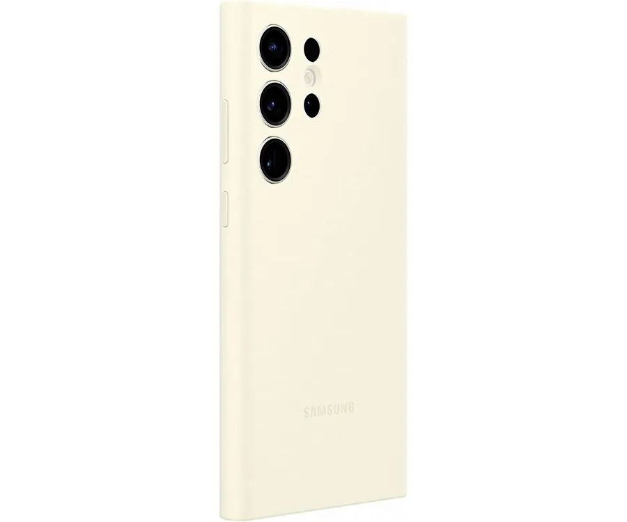 Samsung Silicone Cover Cream / Samsung S23 Ultra