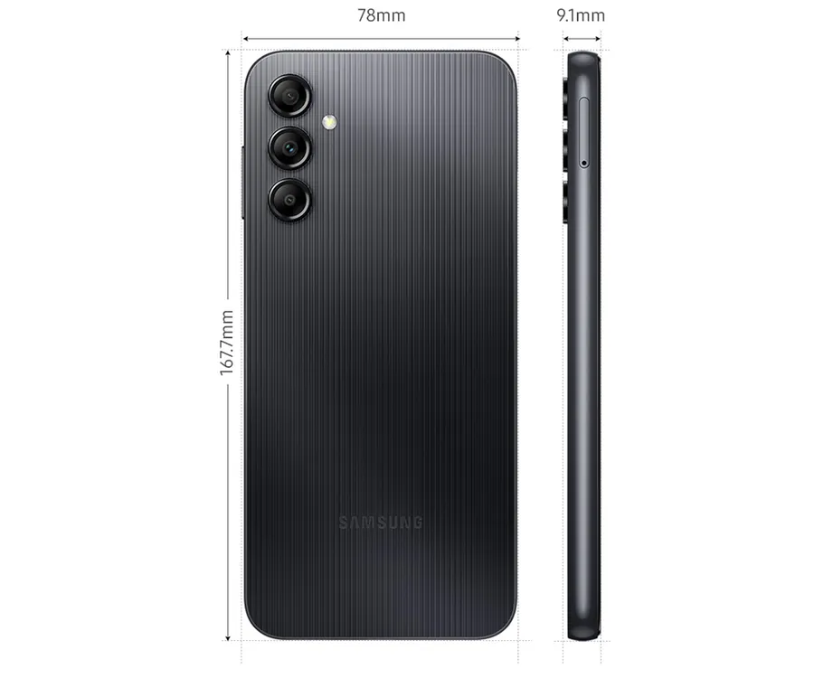 Samsung A14 Black Mist / 4+64GB / 6.6" 90Hz Full HD+ (2)