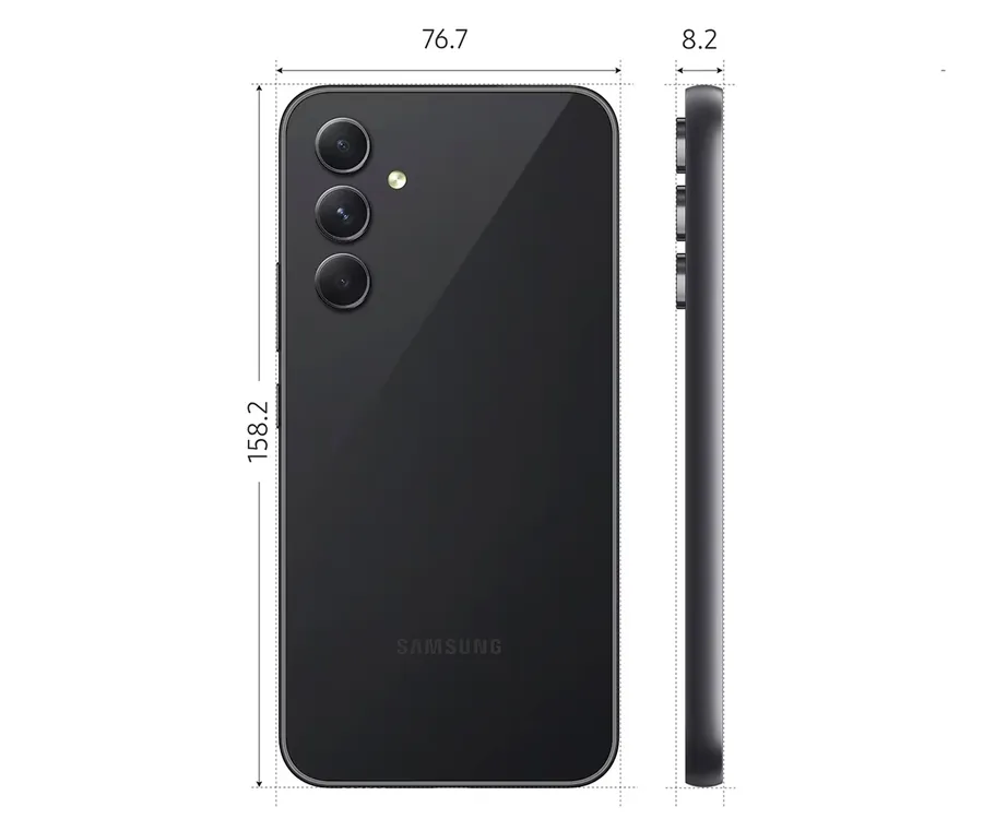 Samsung A54 5G Awesome Black / 8+256GB / 6.4" AMOLED 120Hz Full HD+ (2)