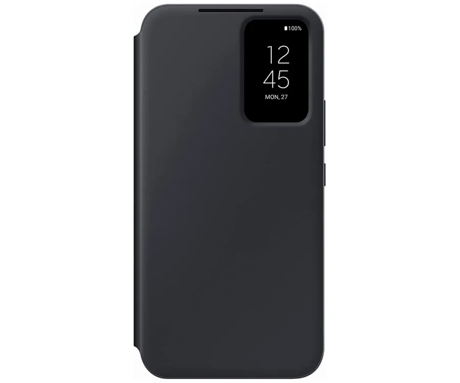 Samsung Smart Clear View Wallet Cover Black / Samsung A54