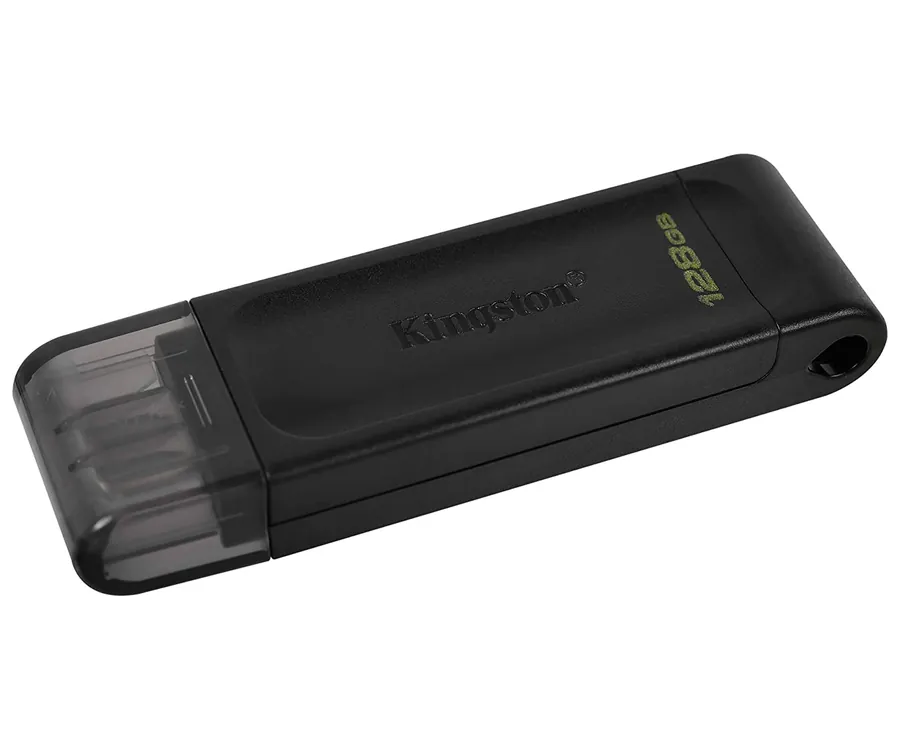 Kingston DataTraveler 70 Black / Pendrive 128GB USB-C 3.2