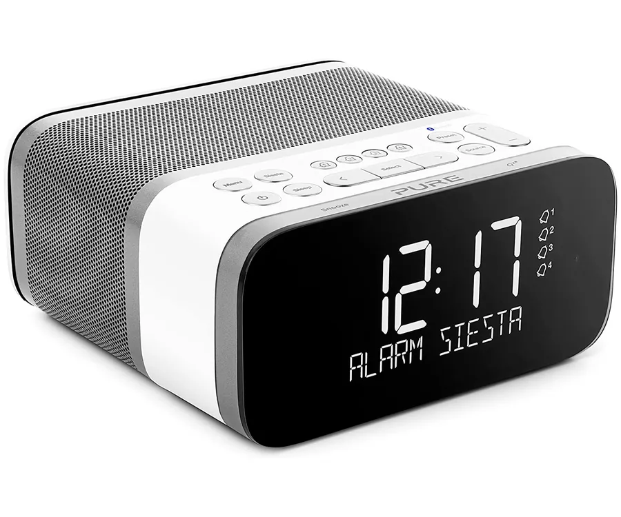 PURE Siesta S6 Polar / Radio despertador de estantería