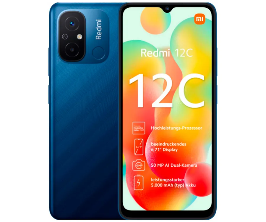 Xiaomi Redmi 12C Ocean Blue / 3+64GB / 6.71" HD+