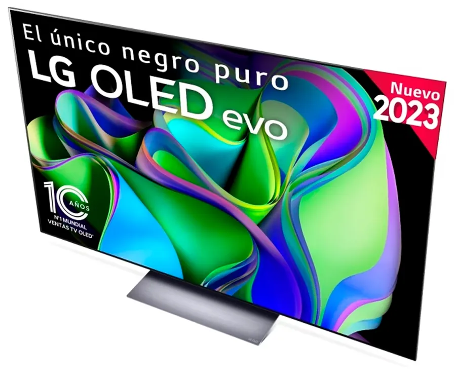 TV OLED - LG OLED65C34LA, 65 pulgadas, EVO 4K UHD, α9 IA 4K Gen6, Magic  Remote