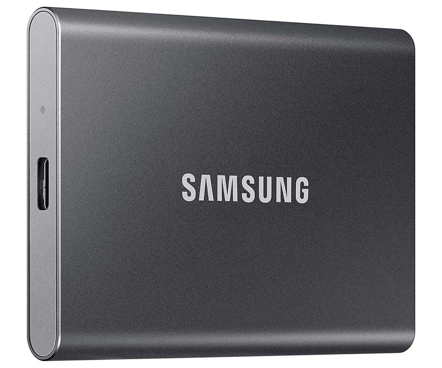 Samsung PSSD T7 Titan Gray / Disco SSD 1TB USB 3.2 Gen 2 | ielectro