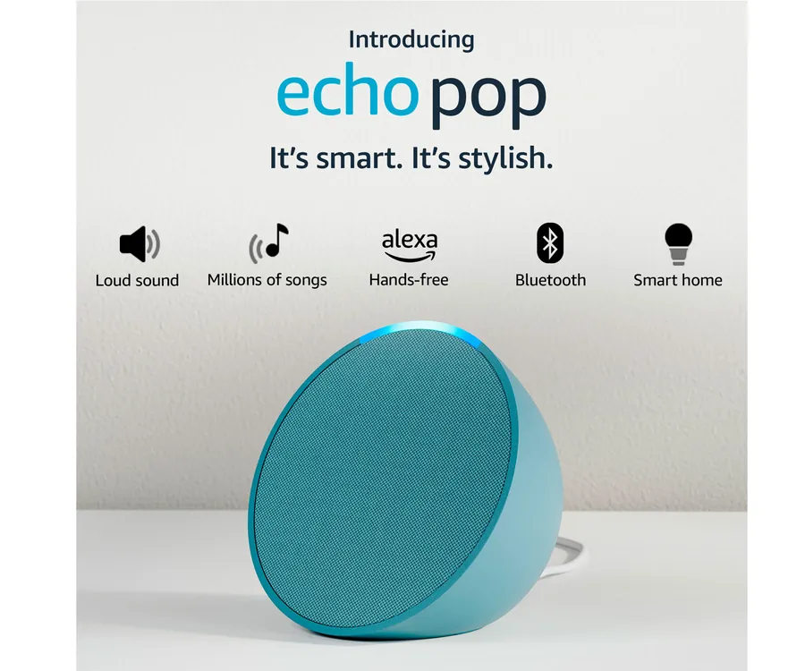 Echo Pop: el altavoz bluetooth inteligente con Alexa por