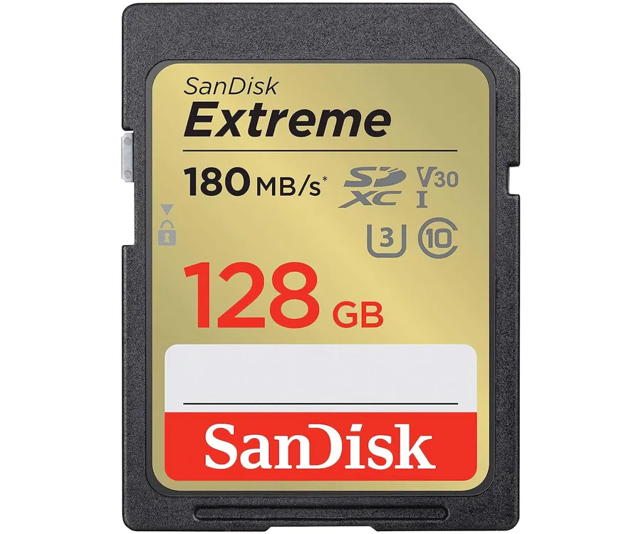 Sandisk Extreme tarjeta Memoria SDXC C10 UHS-I U3 DE 128 GB Y 180MB/S