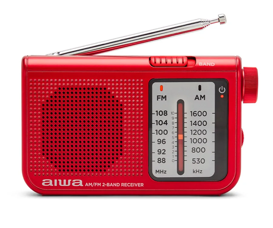 Aiwa Radio Am/Fm a Pilas C/Auricular y Funda RS-33