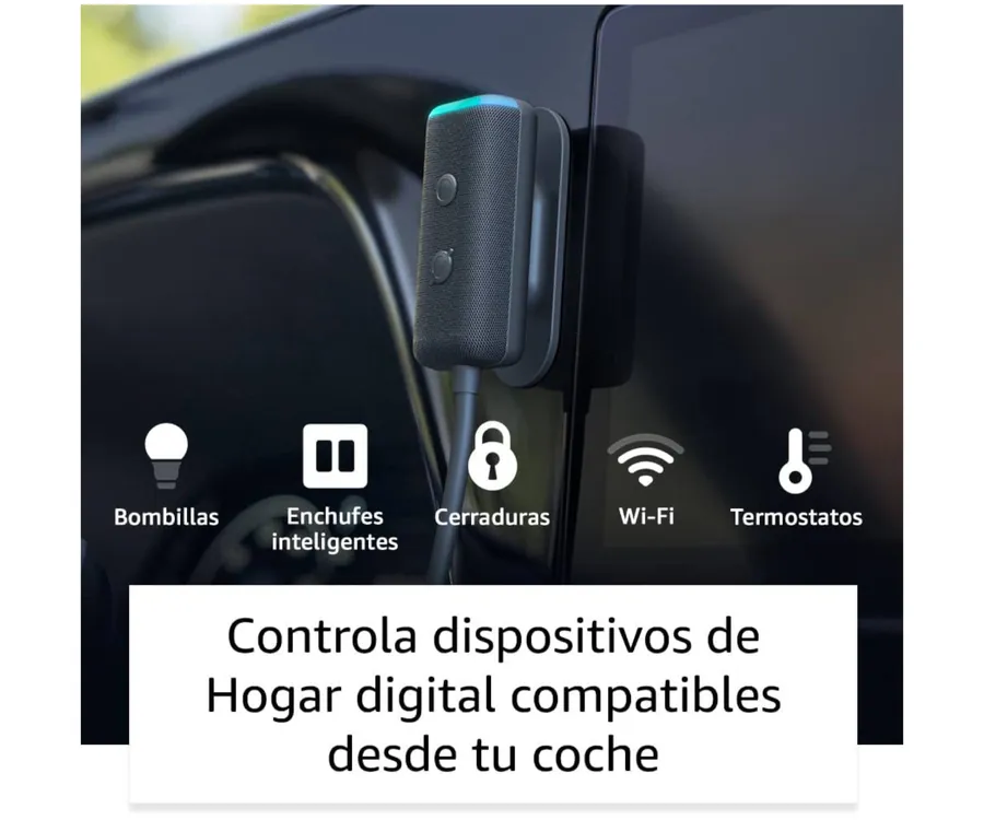  Echo Auto-Reacondicionado Certificado - Alexa manos libres en  tu coche con tu teléfono : Dispositivos  y Accesorios