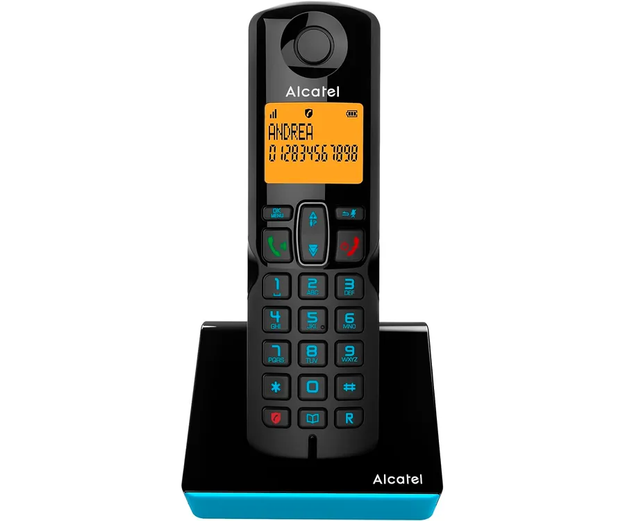 Teléfono Inalámbrico Alcatel E155 DUO Negro