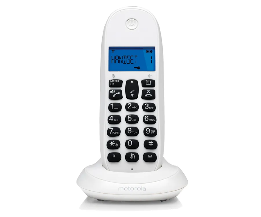 Motorola C1002LB+ Duo Negro / Teléfonos inalámbricos