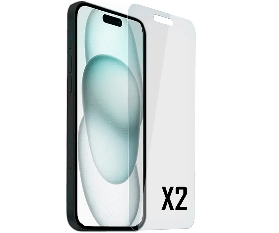 AKASHI Protector de pantalla (x2) / Apple iPhone 15 Plus