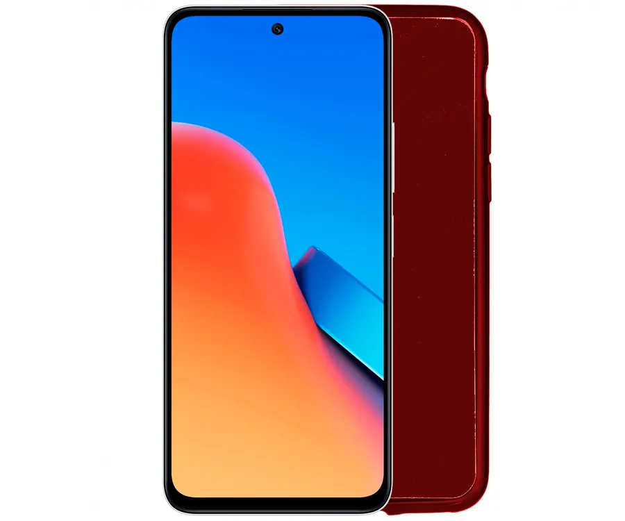 JC Trasera de silicona roja / Xiaomi Redmi 12