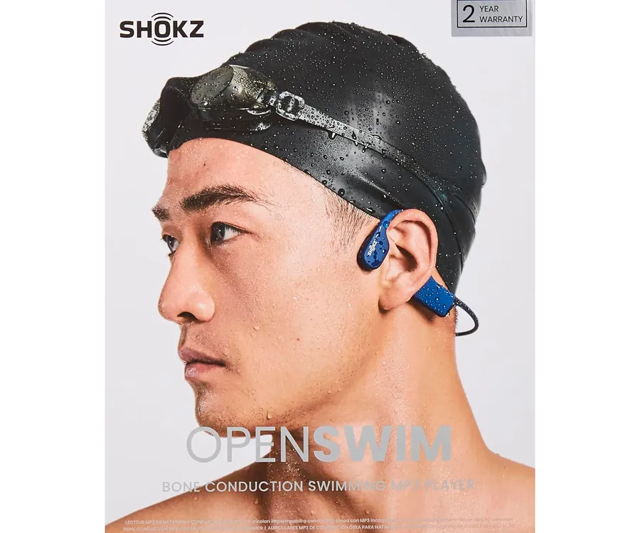SHOKZ OpenSwim Black / Auriculares de Conducción ósea Inalámbricos 