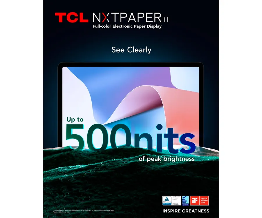 Tablet - TCL Nxtpaper 2K Dark Grey, 4+128GB, 10.95