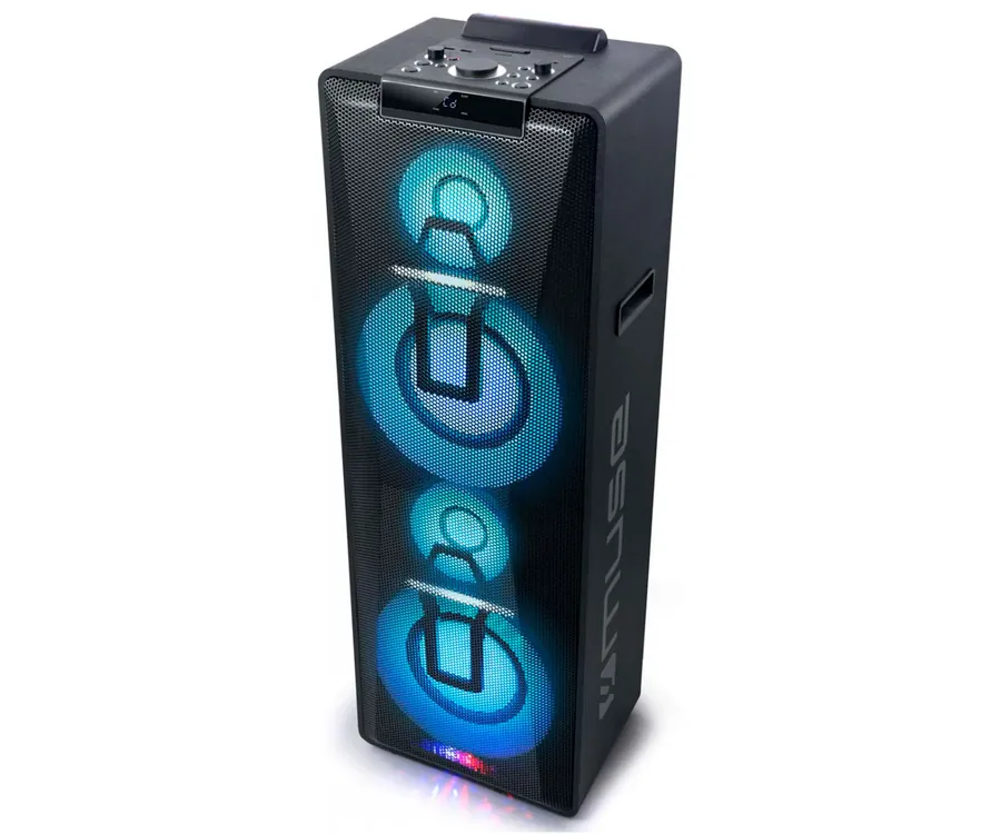 Altavoz LG XBOOM ON5 5000W Bluetooth USB luces LED azul