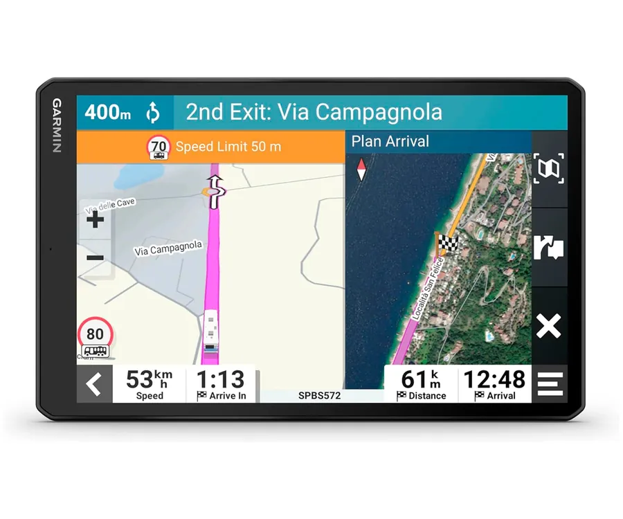 GARMIN Camper 1095 / Navegador GPS para autocaravana 10" con mapas de Europa