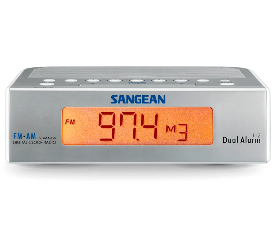 SANGEAN RCR-5 Silver / Radio despertador