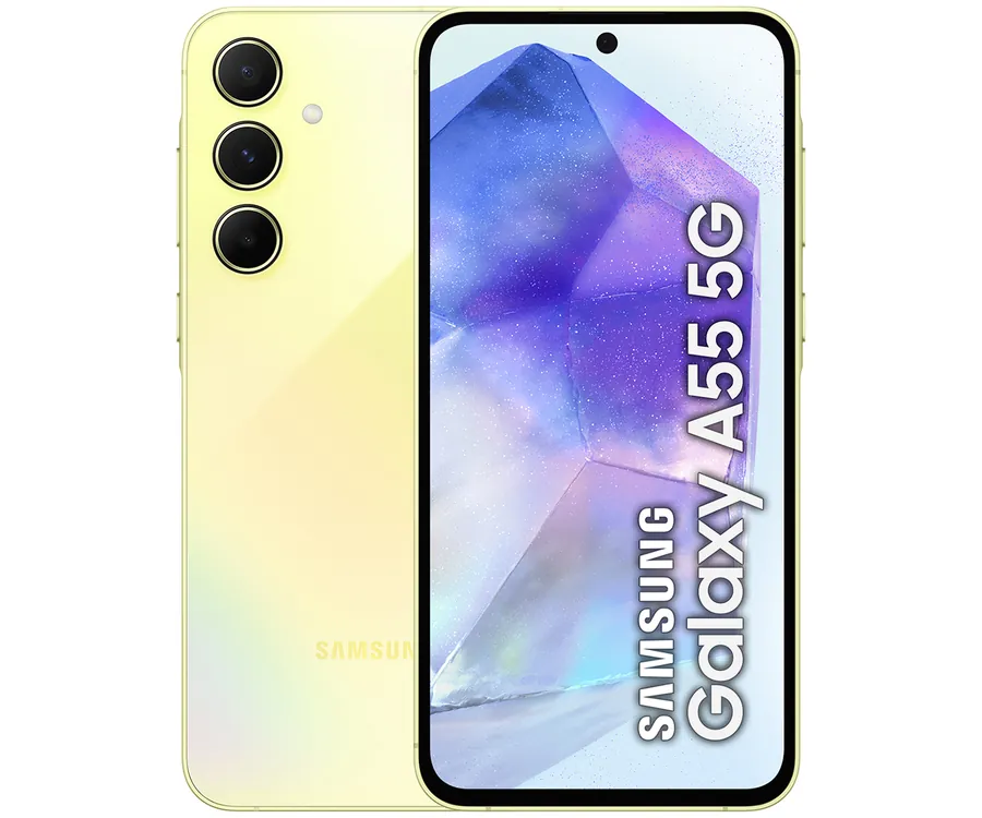 Samsung Galaxy A55 5G Awesome Lemon / 8+128GB / 6.6" AMOLED 120Hz Full HD